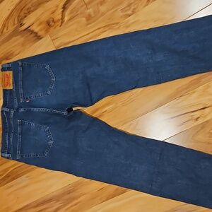 Levi's 505 Straight Jeans With Stretch Size 36 X 29 In Like New Condition